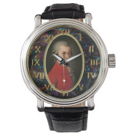 Mozart Mannen lederen riemhorloge Horloge