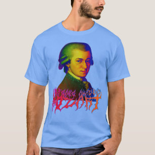 Mozart Metal Tie Dye Wolfgang Amadeus Mozart Psych T-shirt