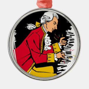Mozart Metalen Ornament