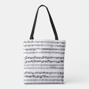 Mozart Music Lovers Black en White Draagtas