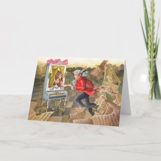 Mozart trouve sa carte de voeux de Muse (Devant)
