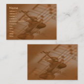 Mozart Visitekaartje (Voorkant / Achterkant)