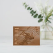 Mozart Visitekaartje (Staand voorkant)