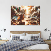 Mozes Canvas Afbeelding 7 Afdruk (Insitu (Slaapkamer))