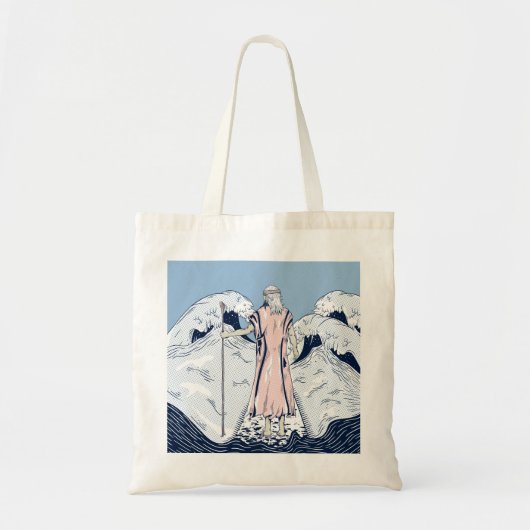 Mozes die het rode zee ontleden tote bag (Voorkant)