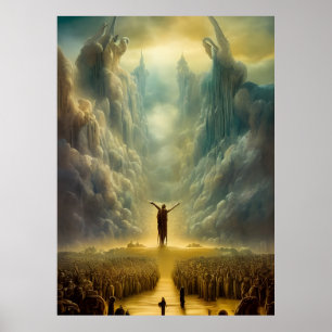 Mozes die het water scheiden poster