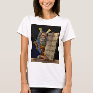 Mozes en de Tafelen van de Wet Kunst T-shirt