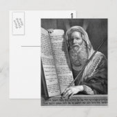 Mozes en de tien geboden briefkaart (Voorkant / Achterkant)