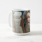 Mozes en de tien geboden koffiemok (Voorkant links)