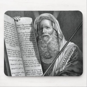 Mozes en de tien geboden muismat
