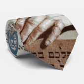 Mozes en de tien geboden stropdas (Opgerold)