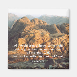 Mozes geeft de geboden - Magnet Magneet