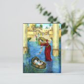 Mozes in een Briefkaart van een mandje (Staand voorkant)