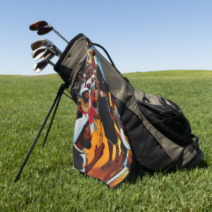 Mozes leidt de mensen uit Egypte golfdoek Golfhanddoek
