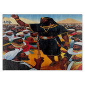 Mozes leidt de mensen uit Egypte snijplank (Voorkant)