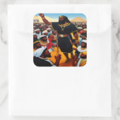 Mozes leidt het volk uit Egyptische Stickers (Tas)