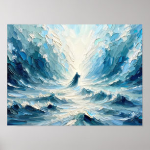 Mozes Splitsing van de Rode Zee, , Schetsen, Overt Poster