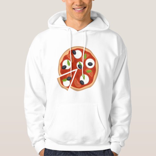Mozzarella Pizza Hoodie (Voorkant)