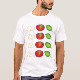 Mozzarella Tomato Basil - Italië - Kookkende voeds T-shirt