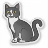 Mozzie Cat Sticker (Voorkant)