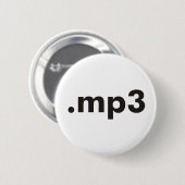 mp3 producten & design! ronde button 5,7 cm (Voorkant /achterkant)