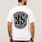 MP 40 Mannen Basis T-shirt (Achterkant)