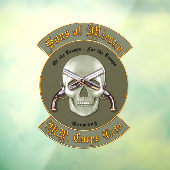 MP Corps Vets Window Cling Raamsticker (Vel 3)