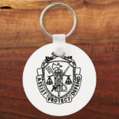 mp crest sleutelhanger (Voorkant)