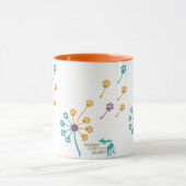 MPA Dandelion Empreintes de pattes cafés Mugs (Centre)