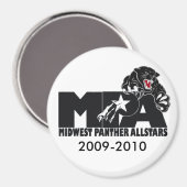 MPA logo zwart-wit magnent Magneet (Voorkant / Achterkant)