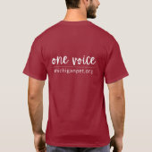 MPA Mannen Basic Fel gekleurde T-shirts (Achterkant)