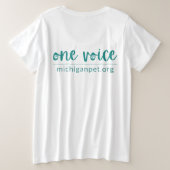 MPA ]T-shirt taille plus pour femmes (Design dos)