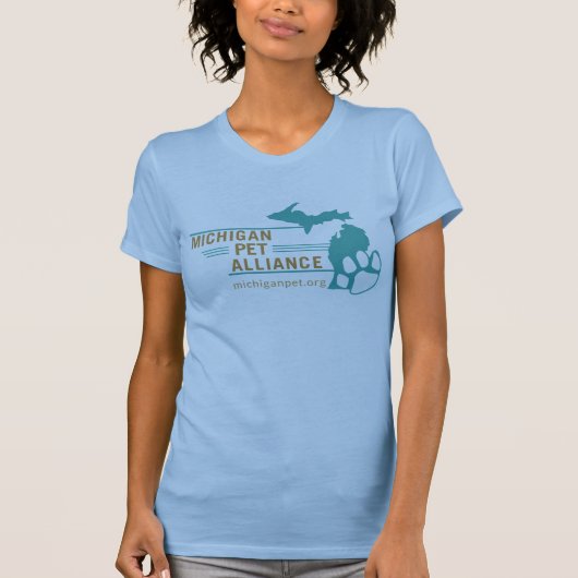 MPA T-shirts Bella+Canvas Slim Fit pour femmes (Devant)