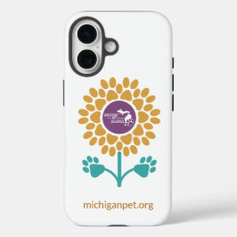 MPA Zonnebloem Paw Drukt Telefoonhoesjes iPhone 16 Hoesje