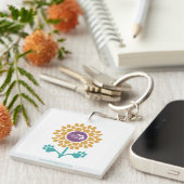 MPA Zonnebloem Paw Prints Sleutelhanger (Voorkant Rechts)