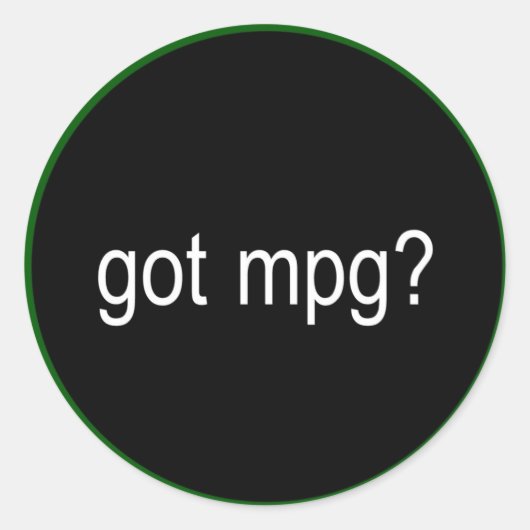 mpg ? autocollant (Devant)