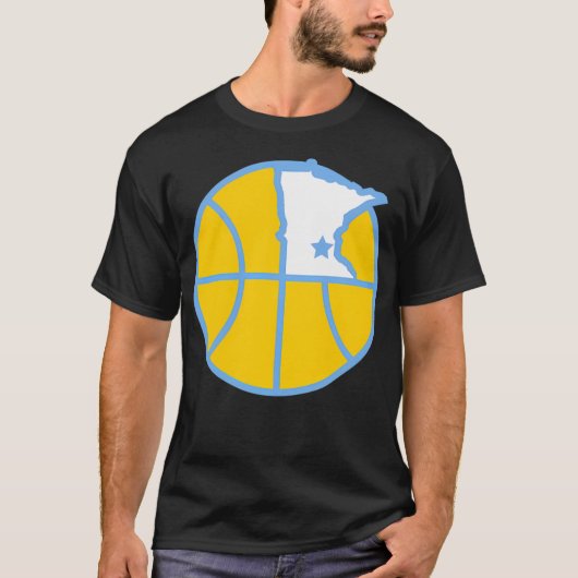 Mpls Lakers Basketball T-shirt (Voorkant)