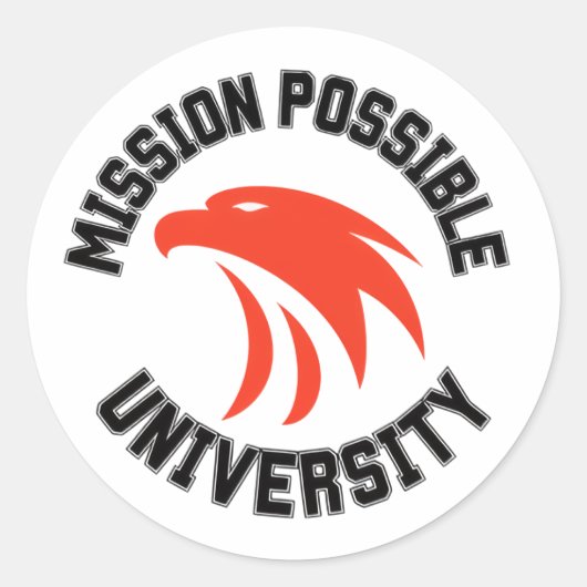 MPU-sticker Ronde Sticker (Voorkant)
