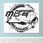 MQ-9 Reaper Canvas Afdruk (Insitu (Houten vloer))