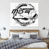 MQ-9 Reaper Canvas Afdruk (Insitu (Slaapkamer))