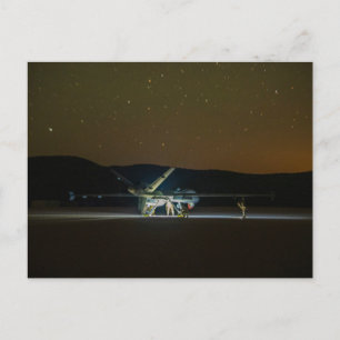 MQ-9 Reaper 's nachts Briefkaart
