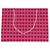 MQF Sequins-roze-Magenta-GIFT BAG L Large Cadeautasje (Voorkant)