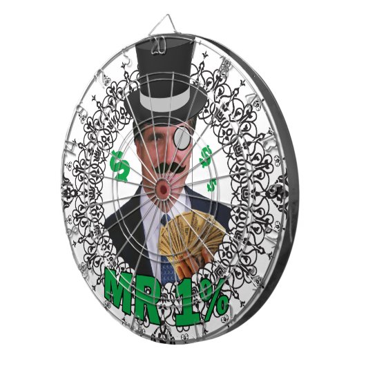 Mr. 1% dartbord (Voorkant Rechts)