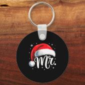 Mr And Mrs Claus Couples Matching  Sleutelhanger (Voorkant)