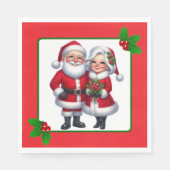 Mr. And Mrs. Claus  Servet (Voorkant)