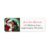 Mr and Mrs Clause Sweet Christmas Etiket (Voorkant)