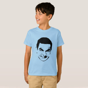 Mr. Bean Face Stencil Pop Art T-shirt