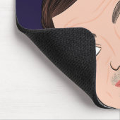 Mr. Bean (Rowan Atkinson) Fan Art Mousepad Muismat (Hoek)