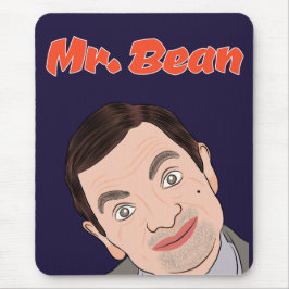 Mr. Bean (Rowan Atkinson) Fan Art Mousepad Muismat