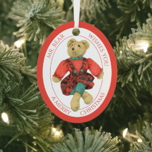 MR. BEAR Aluminium Ovaal Ornament + Tekst
